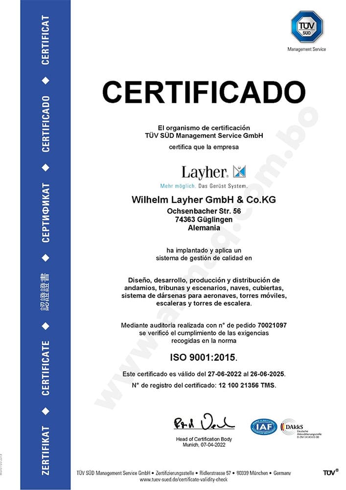 CertificadoLayhercon Armaq