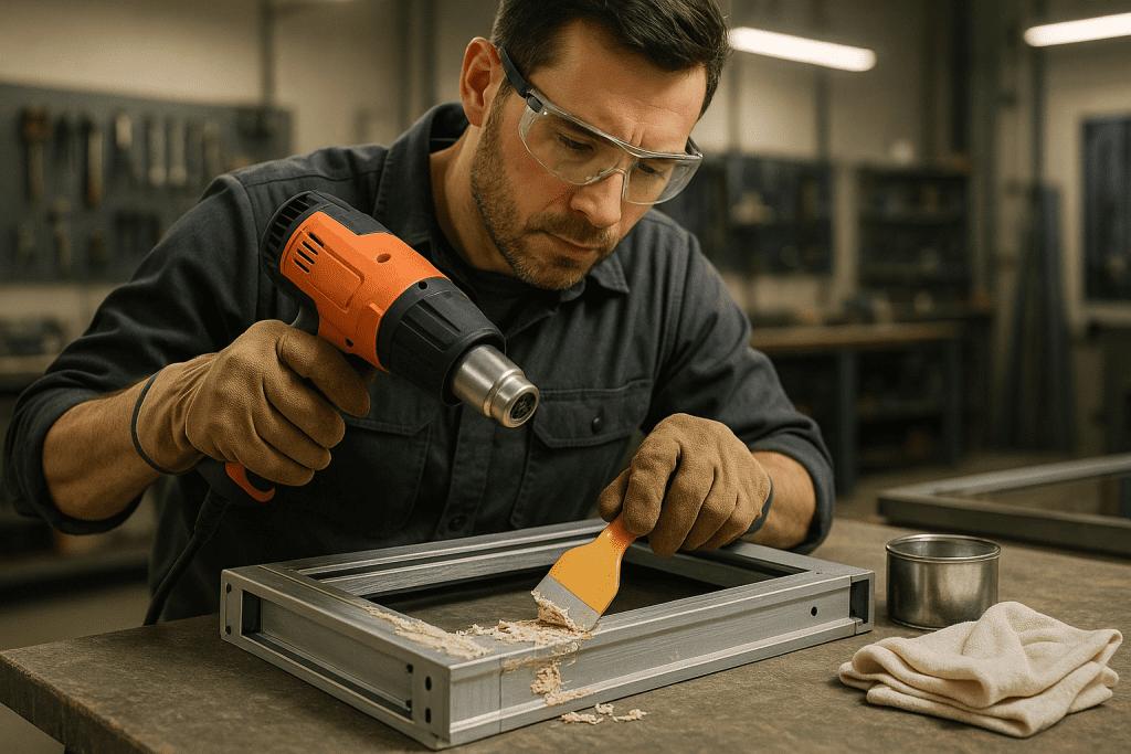 como quitar pintura del aluminio - Armaq